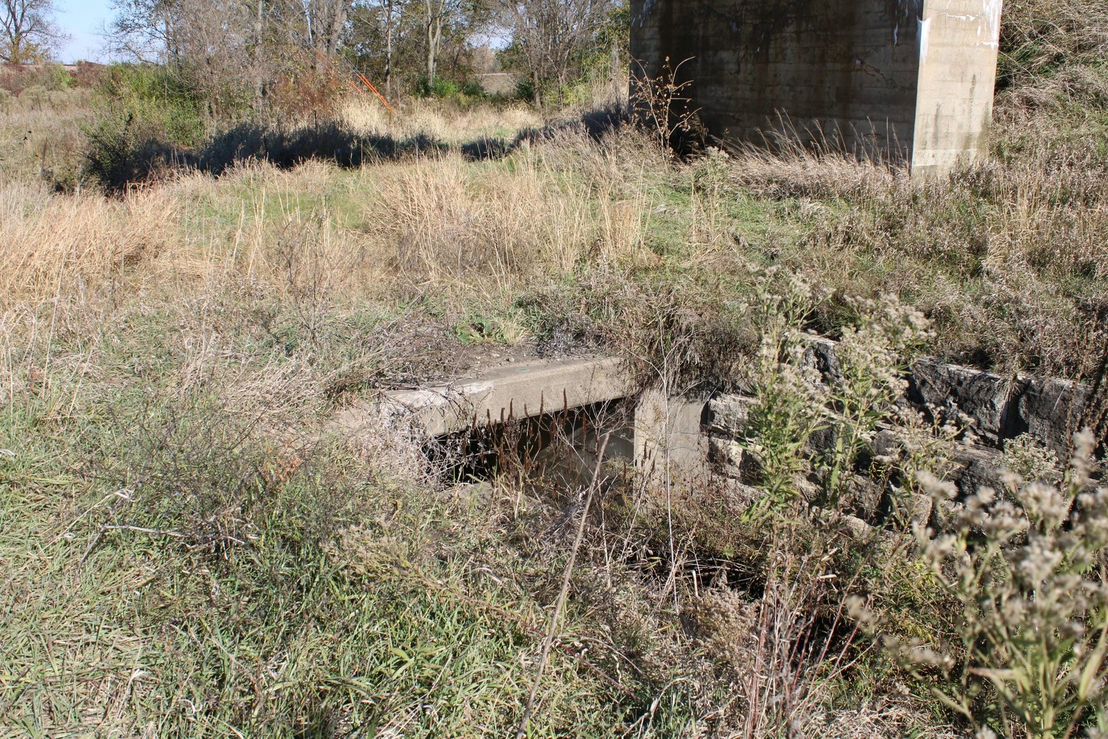 Milwaukee Road culvert under bridge